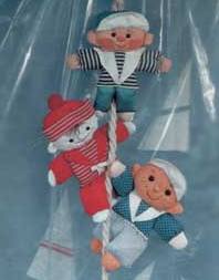 Выкройка детской игрушки "Матросики"