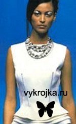 Выкройка оригинального топа.