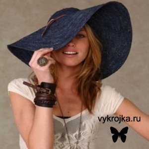 Выкройка модной летней шляпки