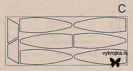 Выкройка кресла-подушки Выкройка кресла-подушки