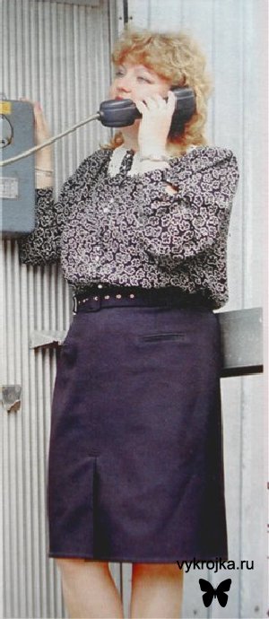 Выкройка классическая юбка для дам с королевским размером Выкройка классическая юбка для дам с королевским размером