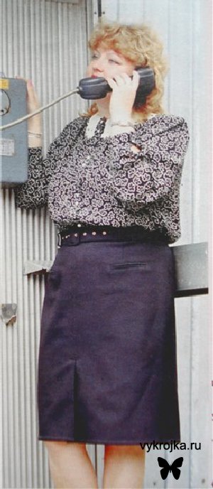 Выкройка блузки для дам с королевским размером