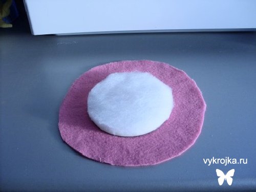Выкройка шляпки игольницы Выкройка шляпки игольницы