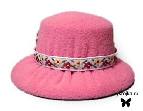 Выкройка шляпки игольницы Выкройка шляпки игольницы