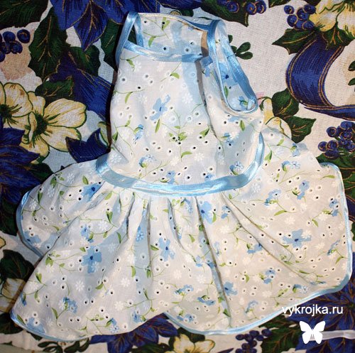 Выкройка платья для собаки Выкройка платья для собаки