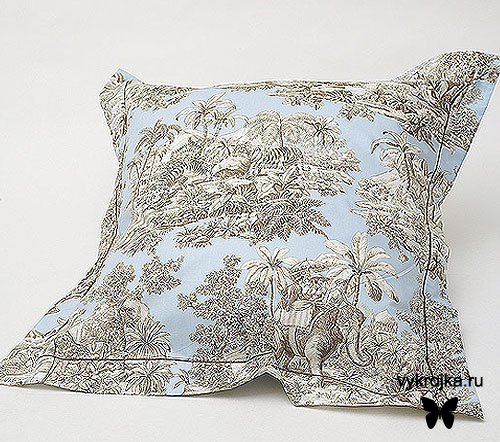 Выкройка оксфордской наволочки Выкройка оксфордской наволочки