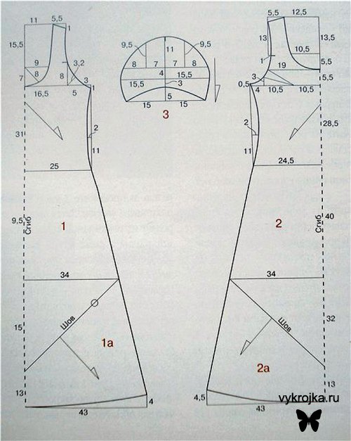 Выкройка платья летнего из струящейся ткани