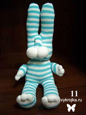 Заяц из носков Заяц из носков