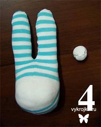 Заяц из носков Заяц из носков