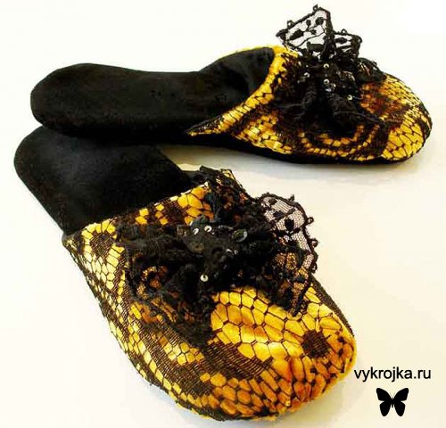 Гламурные тапочки